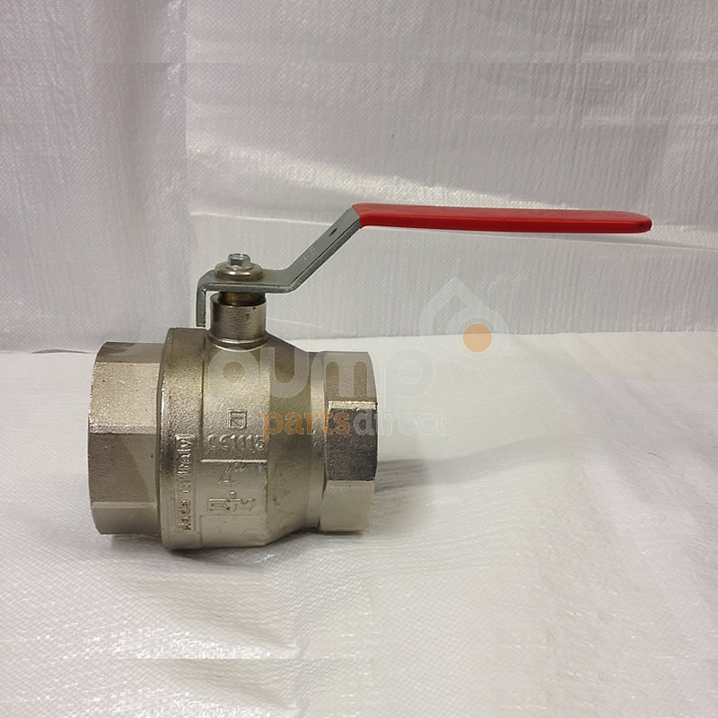 RIV 4" Export Ball Valve F/F Steel Lever Handle PN16 bar
