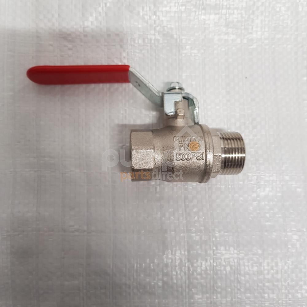 RIV 3/4" EXPORT BALL VALVE M/F PN25