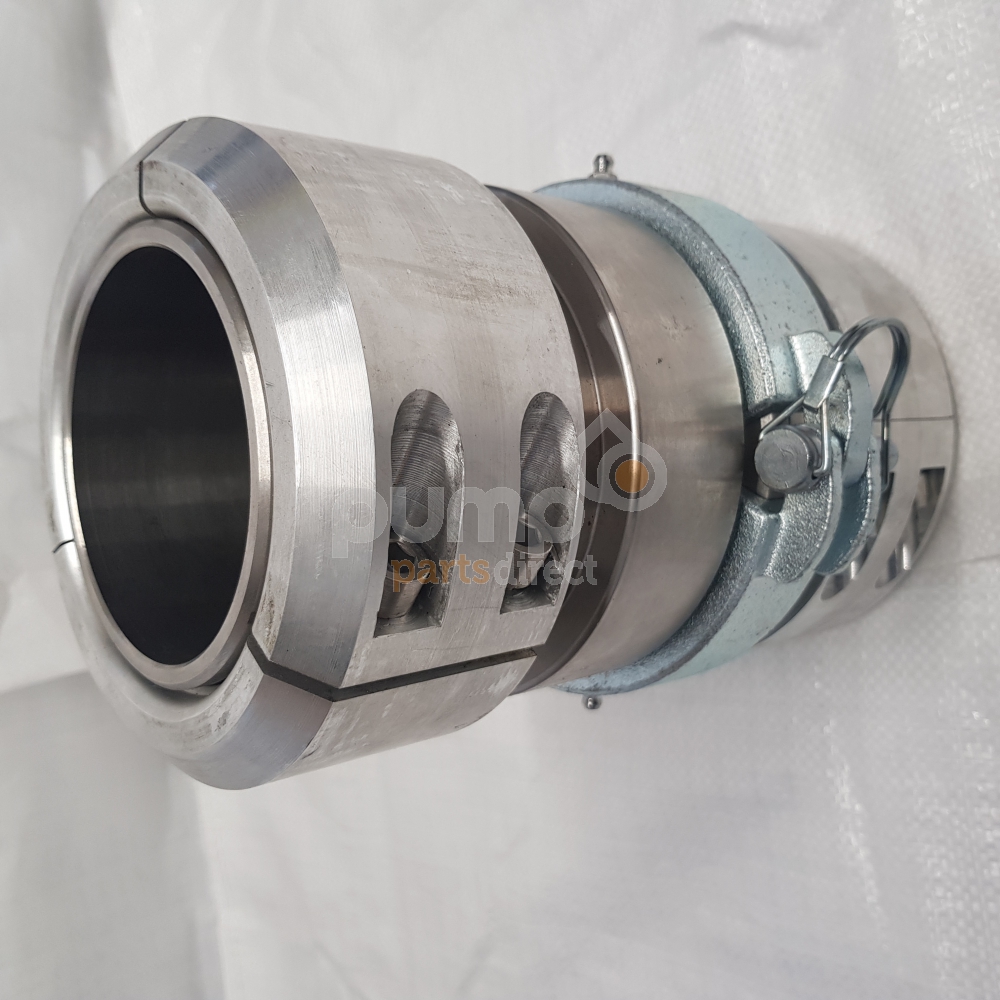 5" SLURRYKAT STAINLESS STEEL COUPLING C/W CLOSURE RING