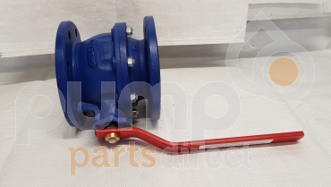 5" EXPORT BALL FLANGED VALVE-MOUNTING PAD+ HANDLE
