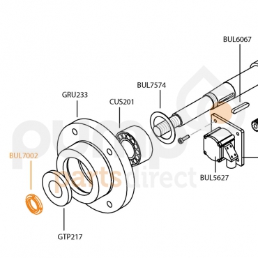 SELF LOCKING IMPELLER NUT