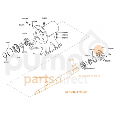 PEDESTAL PUMP SHAFT