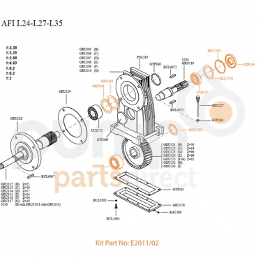 AFI L27-L35 Input Shaft Bearing Seal Kit