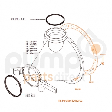 L27/L35  RUBBER CONE GASKET SEAL 