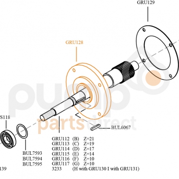 Rear Cover AFI L27-L35 Gearbox