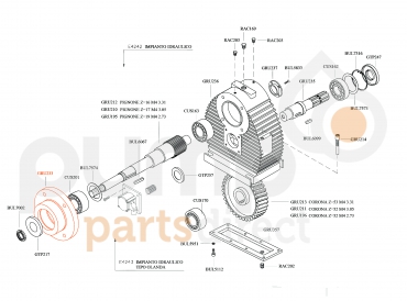 HD35 Gear Box Rear Cover