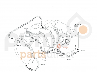 HYDRAULIC PUMP RIGHT CC4.2 FOR IV TYPE COOLING SYSTEM