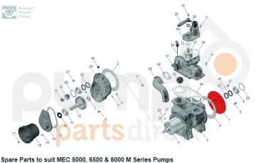 MEC 5000/6500/8000 BACK COVER