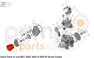 MEC 5000/65/8000 PTO CONE