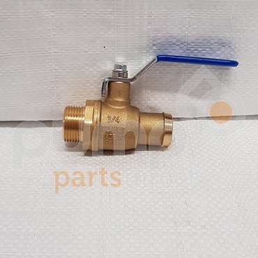 RIV DRAINBALL VALVE M X HOSE CONN. -3/4 BSP-25MM SPIGOT