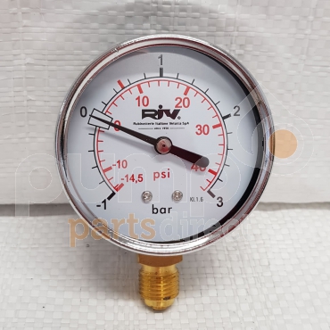 RIV 1/4" X 60 MANOVACUUM METER