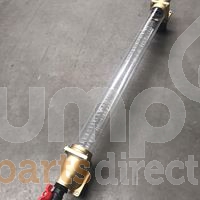 SIGHT TUBE 1300MM C/W STEEL WELD ON CONNECTIONS