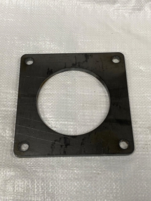 4 BOLT 8MM STEEL WELD ON FLANGE - 4.5" CONNECTION