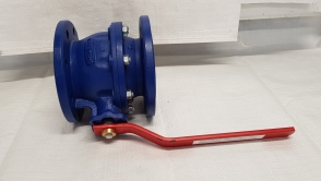 5" EXPORT BALL FLANGED VALVE-MOUNTING PAD+ HANDLE