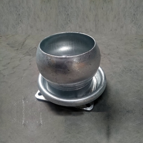 6" Bauer Male c/w 4 Bolt Flange