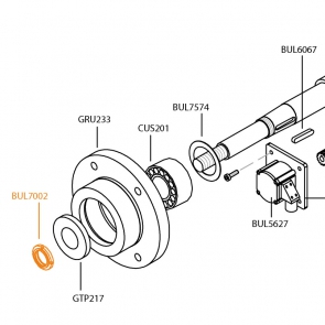 SELF LOCKING IMPELLER NUT