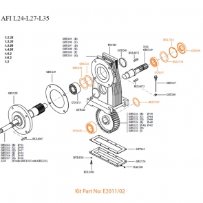 AFI L27-L35 Input Shaft Bearing Seal Kit