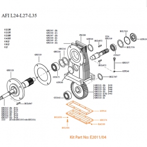 AFI L27/35 GEARBOX COVER KIT