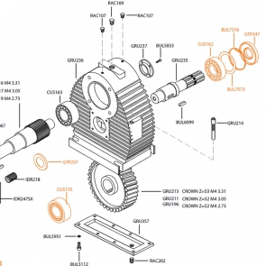 HD35 Input Bearing Seal Kit