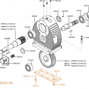 HD GEARBOX BOTTOM COVER (E4241)