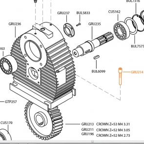 HD Gear Box Oil Plug