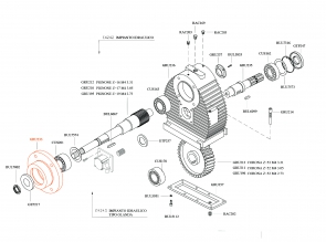 HD35 Gear Box Rear Cover