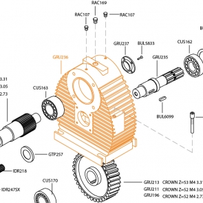 HD35 GEARBOX HOUSING (E4241)