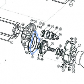JUROP END COVER GASKET