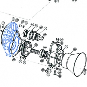 JUROP GEARBOX DRIVE END PLATE
