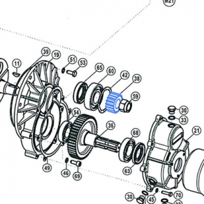 JUROP PINION GEAR Z19