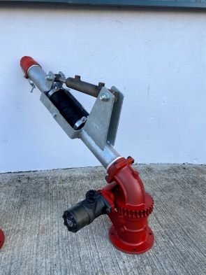 4" ADJUST HEIGHT HYDRAULIC JET RAIN GUN C/W MOTOR
