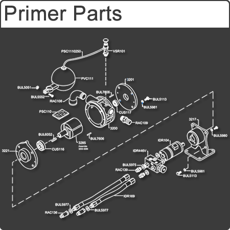 Doda HD35 Hydraulic Primer Parts